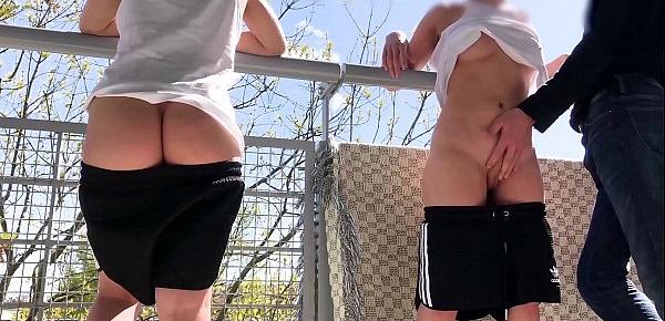  Hot Twins Takes Piss and Rimm Uncle Ass - While Parents Away - 4K